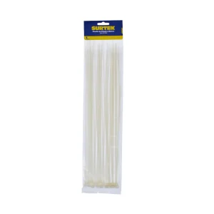 Cincho plástico 300 x 4.6mm 50 piezas blanco Surtek