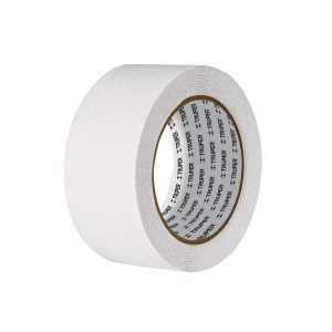 CINTA ANTIDERRAPANTE CON ABRASIVO50 MMBLANCA ROLLO