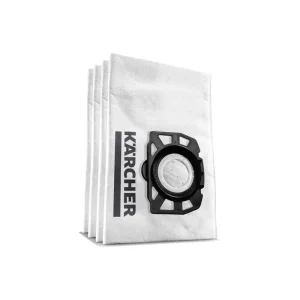 BOLSAS DE FIELTRO PARA ASPIRADORAS WD KARCHER 4 PZAS ***COMPATIBLE WD2 Y WD3***
