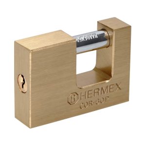CANDADO ANTIPALANCA 60MM CUERPO DE LATON HERMEX BASIC MCA TRUPER