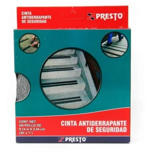 CINTA ANTIDERRAPANTE 9.15 MTS. X "1" MCA. PRESTO. ***HAE ***