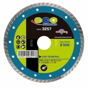 Disco 3257 eco diamante 7” turbo Austromex