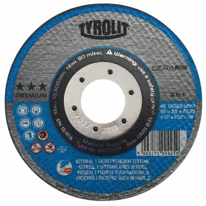 Disco 4270 corte de metal mtl-inx 4.5”tyrolit Austromex