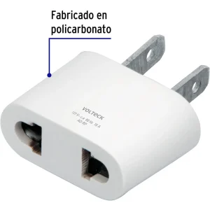 ADAPTADOR BARRA PARA CLAVIJA TIPO EUROPEO 15A/127V. BLANCO AD-RP 46245 TRUPER *** OFRECER SC-1151N ***