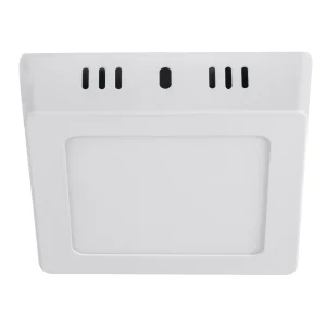 LUMINARIO CUADRADO PLAFON LED 6W/120-240V. SOBREPONER *** INCLUYE DRIVER *** PLA-210L 47442 TRUPER