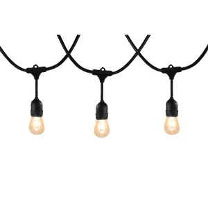 Serie de 24 luces incandescentes para exterior, 14.6m