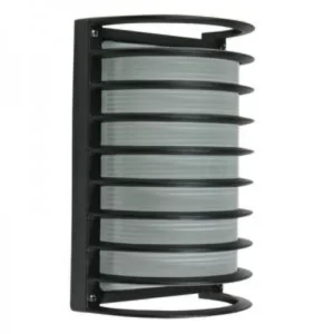 LUMINARIA PARA MURO CALUX 100W 125V IP54 E27 ACABADO NEGRO