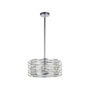 COLGANTE DE CRISTAL MIMOSA TECNOLITE 1.70 METROS DE ALTURA POTENCIA MÁXIMA 60W 3 BASES E27 NO INCLUYE FOCOS ***TECNOLITE HAE***