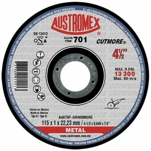 Disco 701 corte metal4.5x7/8” Austromex