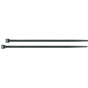 Cincho plástico, 50 lb, 400 x 4.5 mm, negro, 25 pzas