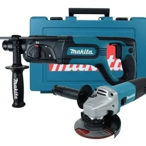Combo rotomartillo SDS-Plus HR2475 + Esmeriladora 9557NB Makita HR2475X4