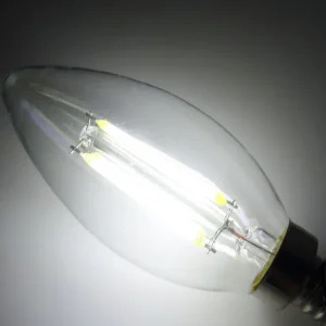 FOCO VELA LED 4W/127V. E12 6500K LUZ DE DIA