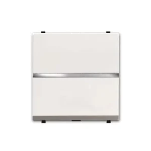 APAGADOR DE ESCALERA ESTEVEZ ZENIT 2 MÓDULOS BLANCO