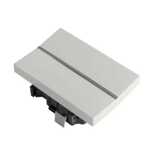 APAGADOR SENCILLO ESTEVEZ ZENIT 3 MÓDULOS BLANCO