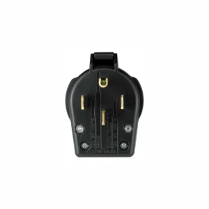 CLAVIJA DE POTENCIA ANGULADA COMERCIAL 3P 4H 30A 125/250V NEMA 14-30 Y 14-50 MCA. ARROW HART.