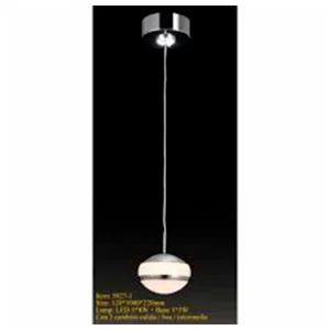 T-HS6027-1 CANDIL CAMPANA GRIS1X60W E27100X1000MM IIDSA