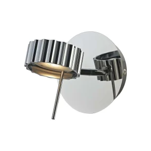 LUMIN. LED PARED CROMO 1X5W ROSETTA  *** HAE ***