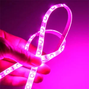 TIRA EXTERIOR CHIP 5050 CORTES CON 3 LEDS 15W ROSA