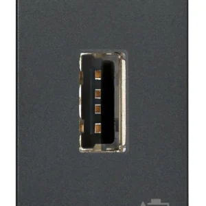 UNIDAD ALIMENTACION USB 5V. 1.5A. 1 MOD. 120-240V. GRIS EIKON VIMAR